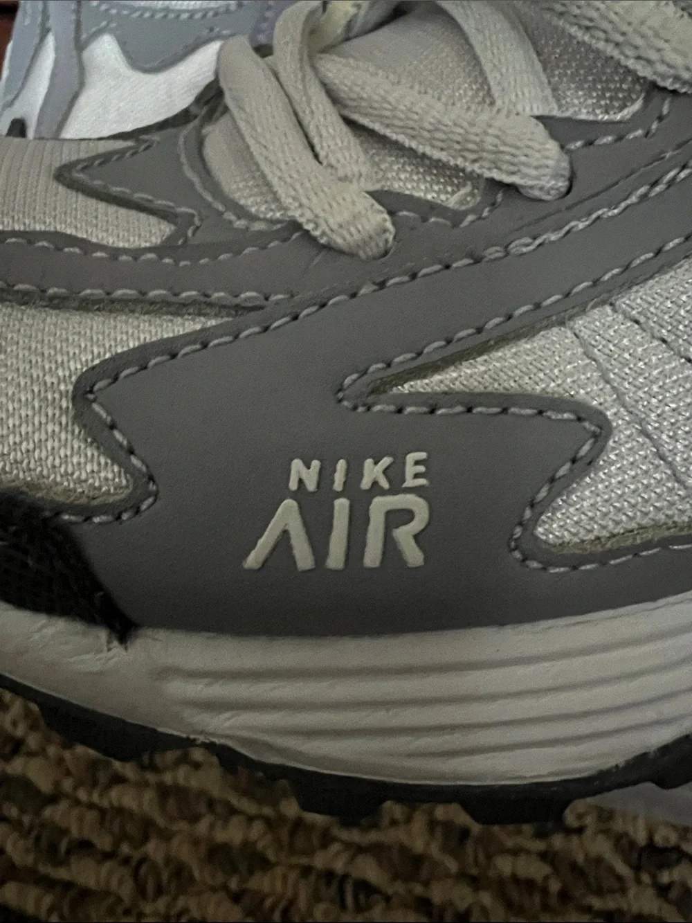 Nike Air Mesh Sneakers in Gray and Blue